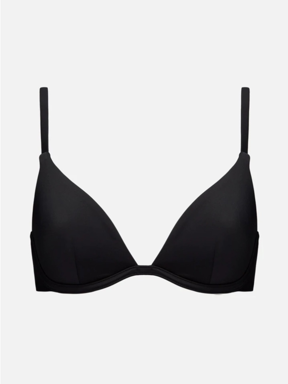 CUUP ‘The Plunge’ Swim Bikini Top in Black